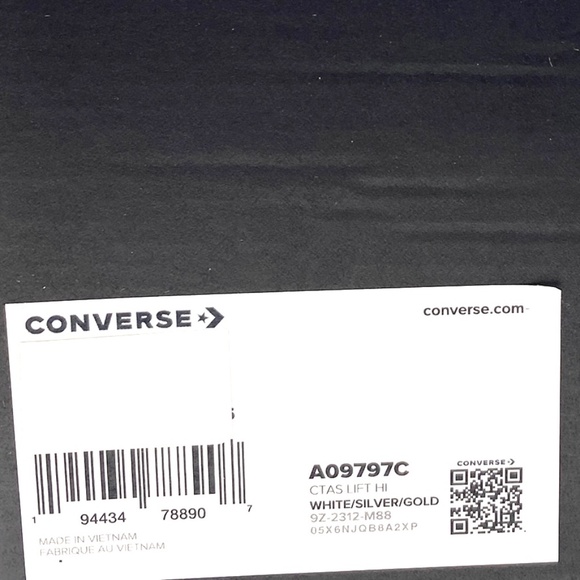 Converse Chuck Taylor Lift Platform High Canvas White Women's Size Shoes A09797C - Picture 7 of 8